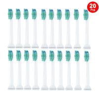 ZZOOI 20pcs Replacement for Electric Toothbrush Heads for Sonicare Flexcare HX6014 Clean Healthy White EasyClean PowerUp Elite