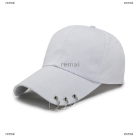 remai หมวกเบสบอลฮิปฮอปผู้หญิงพร้อมห่วงหมวก Snapback วงกลมสำหรับผู้ชายผู้หญิงหมวกพ่อ unisex ปรับสไตล์ kpop