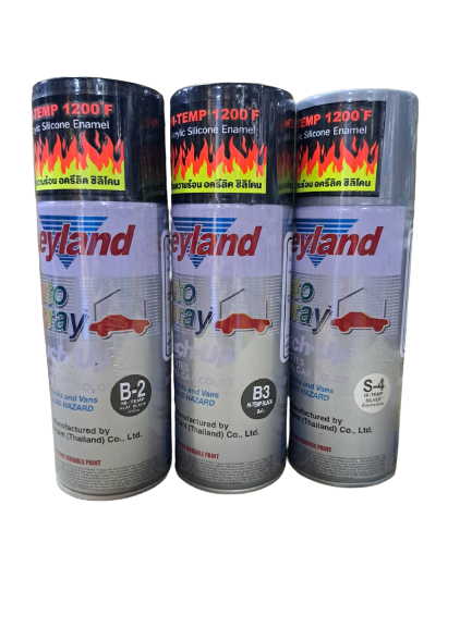 leyland-สีสเปรย์ทนร้อน-สีกันความร้อน-สีพ่นท่อดำด้าน-ดำเงา-บรอนซ์เงิน-สีพ่นท่อไอเสีย-สีพ่นท่อมอไซด์