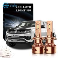 Stella 2pcs LED Low Beam/Dipped Beam Headlight for VOLKSWAGEN VW AMAROK Halogen Replacement Bulb 2010 Till Now 6000k 110W Canbus Bulbs  LEDs  HIDs