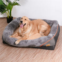 BingoPaw ที่นอนสุนัข ที่นอนหมา Large Orthopedic Dog Bed Memory Foam Raised Bolsters Pet Sofa ที่นอนสัตว์เลี้ยง ทำจากเมมโมรี่โฟม