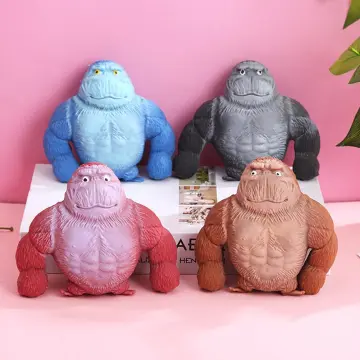 Simulation Gorilla Ape Stretchy Squishy Antistress Squeeze Monkey Toy  Fidget