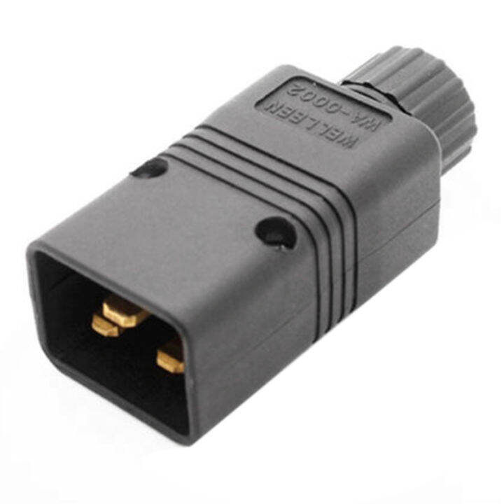 UPS Power IEC Male C20 Plug Power Cord Cable Plug Rewirable 16A / 250V ...