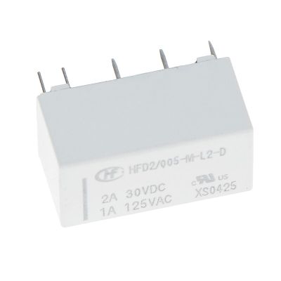 【☸2023 New☸】 EUOUO SHOP Dpdt 2a 30vdc 1a 125vac Hfd2-005-m-l2-d Realy คุณภาพสูง5V Coil Latching Relay