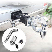 รถพ่วงผูกปมล็อค 5/8 "อลูมิเนียมผูกปมขากับกุญแจสำหรับงานหนักพ่วงล็อค trailer hitch lock 58 aluminum hitch pin with keys for heavy duty tow locking