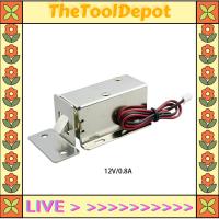 TheToolDepot DC12V 0.8A โลหะไฟฟ้า Gembok MAGNET โซลินอยด์ประตูตู้เก็บของกลอนลิ้นชักไฟล์ล็อคอิเล็กทรอนิกส์เข้าถึงอุปกรณ์ควบคุม