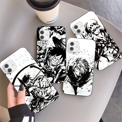 Hot Anime One Piece Apple iPhone 11 iPhone 7 iPhone  8 iPhone  SE 2020 iPhone 7Plus iPhone  8Plus iPhone 6 iPhone  6s iPhone XR anti-drop TPU Soft silicone phone case Cover
