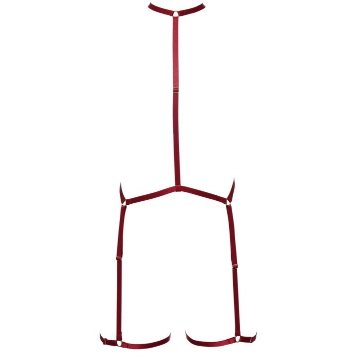 yf-harness-punk-pole-gothic-leg-garter-bondage-set