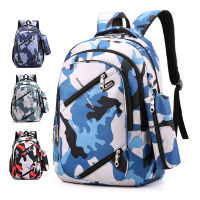 JCHENSJ Camouflage 15.6" Laptop Backpack For Men Waterproof Nylon Travel Working Mens Backpack College School Boys Backpack Bag