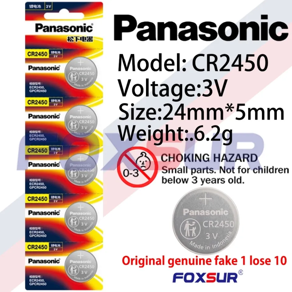 Panasonic CR2450 5Pcs