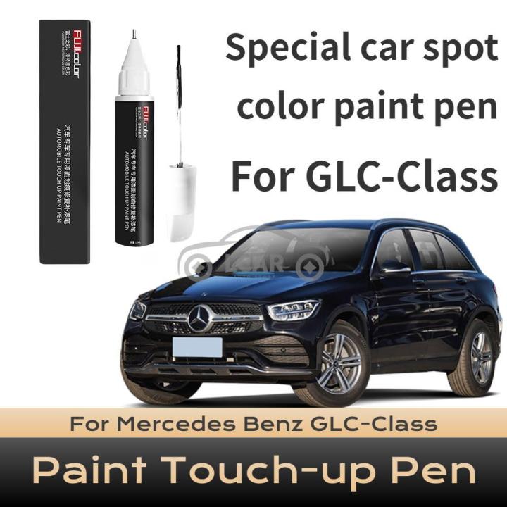 ปากกาทัช-up-ทาสีสำหรับ-mercedes-benz-glc-คลาสสีดำเพนท์สีขาวอุปกรณ์ซ่อมสีรถยนต์ปากกา-glc300-glc260