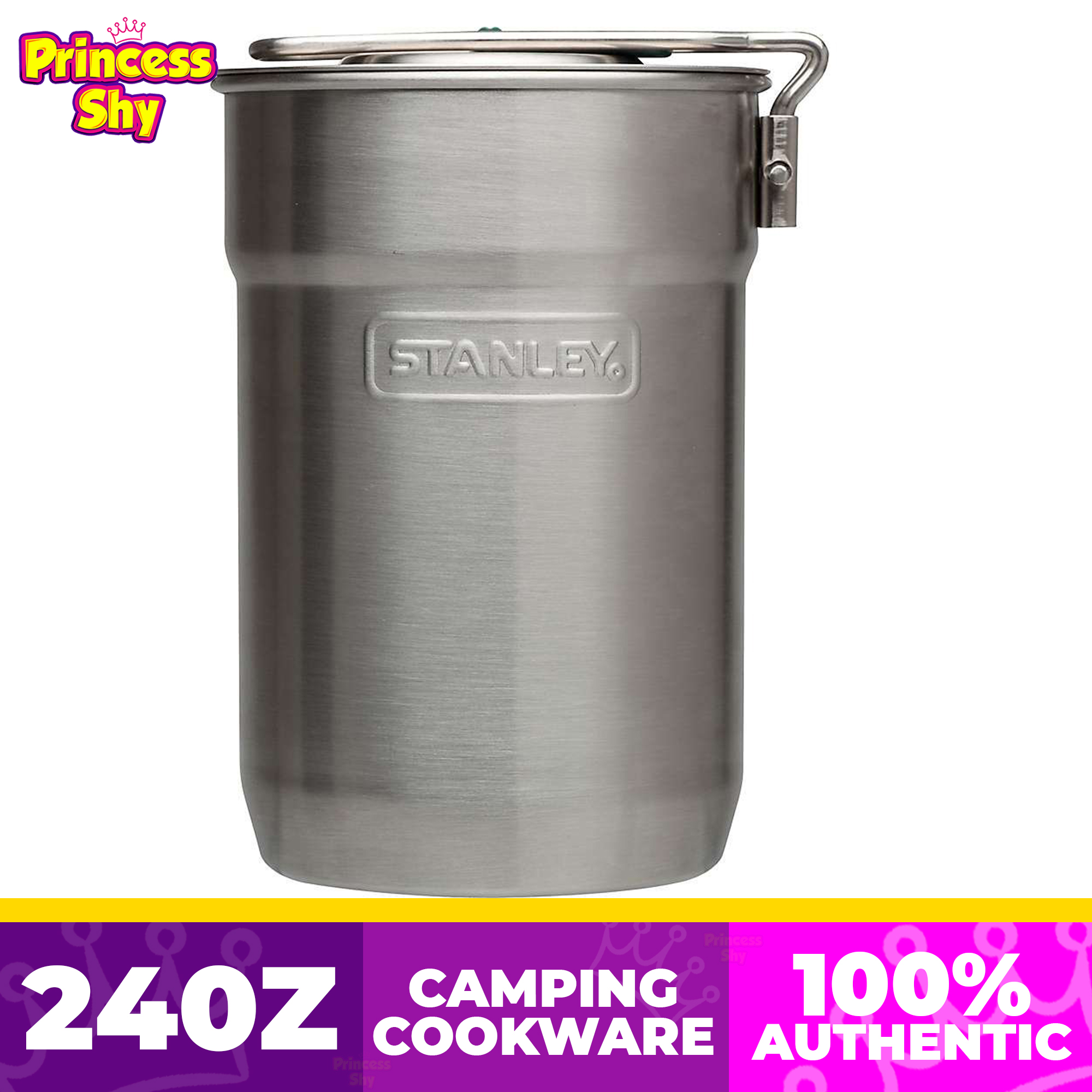 STANLEY Cook Set For 2 Stainless Steel Outdoor Series Camping Hiking NEW 1.0L 