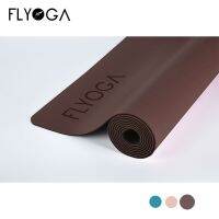 ต้นฉบับ FLYOGA fly blue yoga mat 4 mm mm oubiao environmental natural rubber PU senior local tyrants antiskid F3525