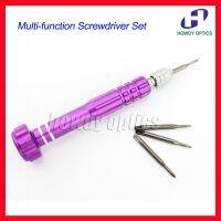 【jw】✽  colorful multi-function screwdriver 4 pcs screw bits a kit clock watch mobile phone repairing tool