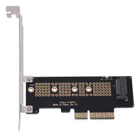 M.2 NVME SSD NGFF to PCIE 3.0 X4 Adapter PCIE M2 Riser Card Adapter Support 2230 2242 2260 2280 Size NVMe M.2 SSD