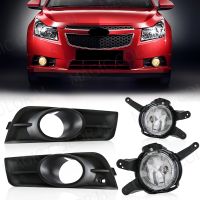 ไฟตัดหมอกสำหรับ LED Chevrolet Cruze 2009 2010 2011 2012 2013ที่ปิดไฟหน้าไฟตัดหมอกโครงตะแกรงชุดรัดสายไฟ12V