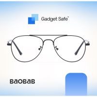 （A VOGUE）◑┇♚ Baobab Eyewear PARKER Gadget Safe Glasses Anti Radiation Eyeglasses For Men and Women Pilot