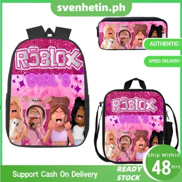 Doors roblox Figure Backpack Primary School Kindergarten Shoulder