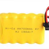 แบตเตอรี่ชาร์จ Ni-Cd AA 6V700mAh.