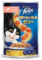 Felix Salmon and Tomato in jelly ปลาแซลมอนและมะเขือเทศในเยลลี่ 70 g.12 ซอง