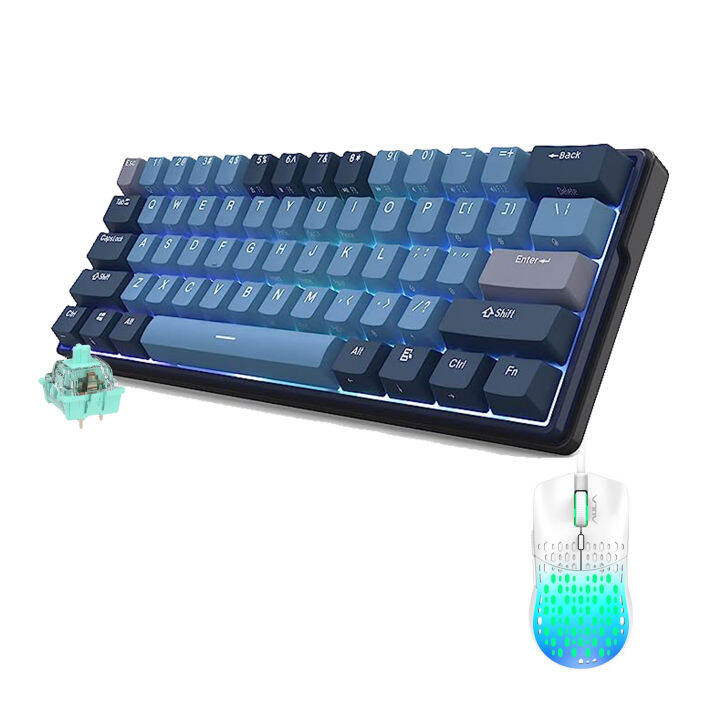 ROYAL KLUDGE RK61 PLUS 60% WIRELESS RGB MECHANICAL KEYBOARD – BLACK ...