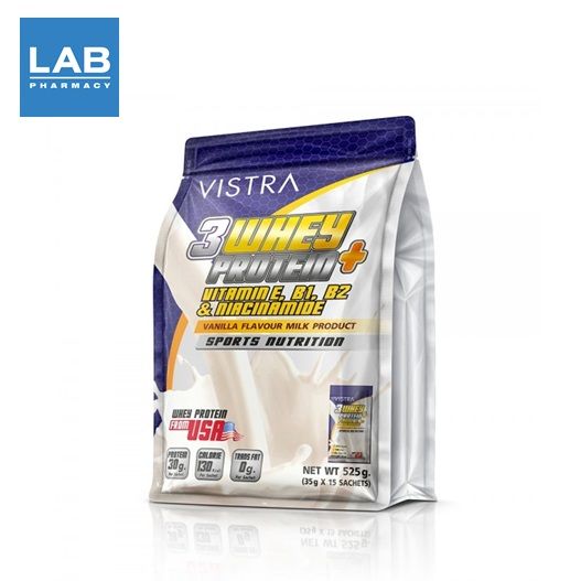 vistra-3-whey-protein-plus-vanilla-35gx15pc-วิสทร้า-เวย์โปรตีน-พลัส-รสวนิลา