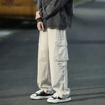 Men Baggy Cargo Pants Cargo Trousers Male Vintage Loose Casual Autumn Hip  Hop Retro Streetwear