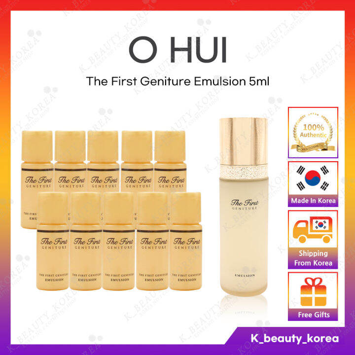 [OHUI] The First Geniture Emulsion 5ml (Sample Daily Size) / Facial Skin Care Moisturizer