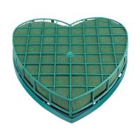 Wedding Car Heart Shape Flower Foam Cage with Suction Cup Styrofoam Block Mud