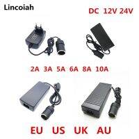 อะแดปเตอร์แปลงอินเวอร์เตอร์12หม้อแปลงตัน DC 10A 8A 5A 6A 12V ถึง220V 110V อะแดปเตอร์ที่จุดบุหรี่ AC ในรถ