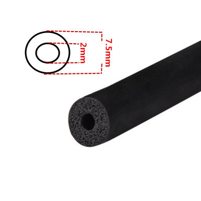 5 Meter Sound-proof And Dust-proof O-door With Foamed Sponge Shock Absorber Rubber Inserted Hollow Circular Seal Strip