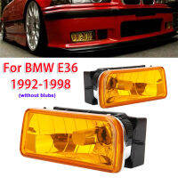 1pair YellowedWhite Shell Front Bumper Fog Lights for BMW 3 Series E36 1992-1998