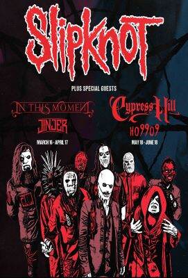 โปสเตอร์ Slipknot  สลิปน็อต Music Poster  วินเทจ แต่งห้อง ของสะสม Wall Decor  ตกแต่งผนัง แต่งร้าน ภาพติดผนัง ภาพพิมพ์ ของแต่งบ้าน ร้านคนไทย 77Poster