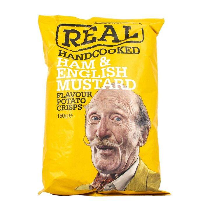 REAL CRISPS HAM & ENGLISH MUSTARD 150G Lazada PH