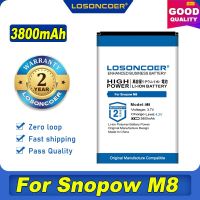 100% Losoncoer 3800มิลลิแอมป์ต่อชั่วโมงสำหรับ M8 Mtk6589โทรศัพท์มือถือ