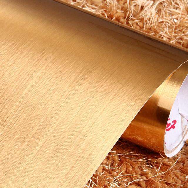 high-quality-shang815558-self-adhesive-wallpaper-ไวนิลเนื้อโลหะสแตนเลสสตีลพื้นผิวกันน้ำได้สำหรับติดตู้เย็นเครื่องใช้ในครัววอลล์เปเปอร์กระดาษติดผนัง