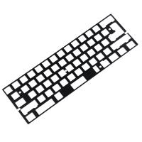 CNC Aluminum Brush Finish Universal Anodized Positioning Board Plate For GH60 60 Keyboard DIY Support ISO ANSI WKL