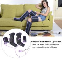 【ราคาถูก】Leg Air Compression Massager การบีบอัดอากาศขานวดไฟฟ้าไหลเวียนขาห่อสำหรับเท้าข้อเท้าลูกวัวบำบัด