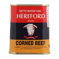 Hereford Corned Beef (France Imported) 340g. เฮียฟอร์ด เนื้อโคปรุงสุก 340กรัม