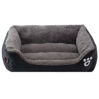 Super Large Dog Sofa Dog Bed Waterproof Bottom Soft Fleece Nest Dog Baskets Mats Large Pet Bed Autumn Winter Warm Cozy Dog House