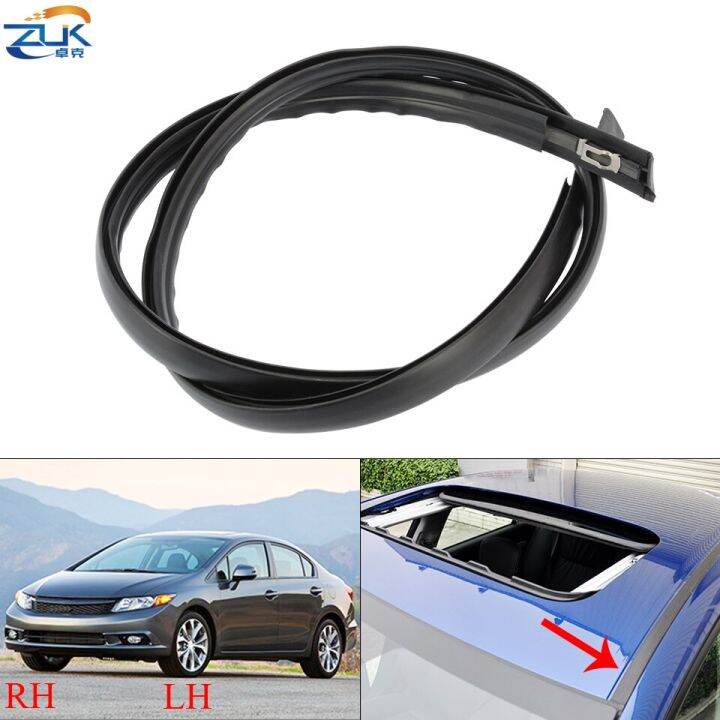 ZUK Car Roof Drip Finish Moulding Rubber Seal Strip With Metal Clips