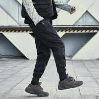 11 BYBBS DARK Hip Hop Cargo Pants Men Zipper Pockets Loose Trousers Techwear Streetwear Joggers Casual Black Pants Bottoms Male