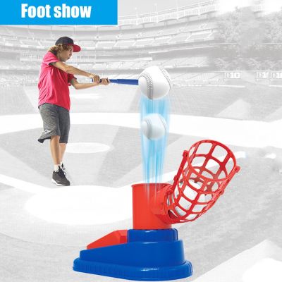 Automatic Baseball Ball Machine Set Children Boys Girls Baseball Bat Practice Pitching Launcher Sports Fitness Training Toys