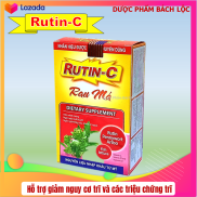 Viên uống Rutin C Rau Má giảm viêm nhiệt miệng, giảm táo bón, tiêu trĩ