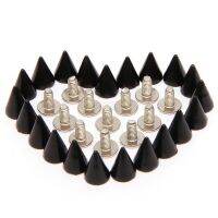 【CW】 KALASO 20Pcs Cone Rivet Screw Punk Stud Spikes Supplies Jewelry Accessories 7x10mm