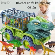 Đồ chơi xe ô tô khủng long chở thú chuyên dụng cỡ lớn trẻ em