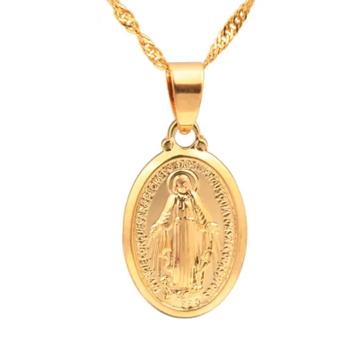 SALLY Mary Cross Believers Accessories Jewelry Religious Necklace