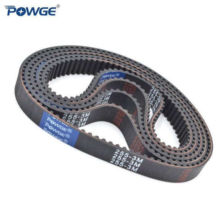 powge-htd-3m-ความยาวพิทช์เข็มขัดจับเวลา249-252-255-258-261-264-267-270-273-276mm-width-6-30mm-255-3m-261-3m-270-3m-276-3m-ยาง