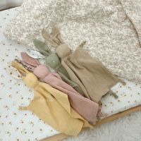 【CW】❐  Baby Comforter Muslin Soft Cotton Sleeping Dolls Soothing Blanket Newborn Appease Bibs