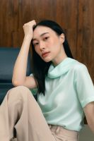 Maryso Emma blouse in Mint Green - เสื้อเบลาซ์ สีเขียวมิ้นท์